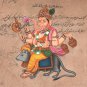 Ganesha Mouse Vahana Painting Handmade Indian Miniature Ethnic Ganesh Hindu Art