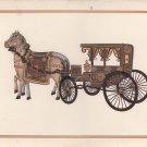 Indian Miniature Painting Handmade Rajasthani Ethnic Horse Chariot Paper Art