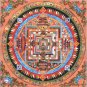 Kalachakra Mandala Art Handmade Tibetan Thangka Buddhist Meditation Painting