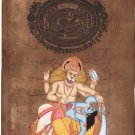 Narasimha Vishnu Avatar Hindu Deity Artwork Indian Religion Spiritual Painting