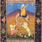 Persian Miniature Painting Handmade Illuminated Manuscript Muslim Islamic Art