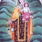 Virgen del Carmen Peruvian Indian Art Handmade Peru Christian Ethnic Painting