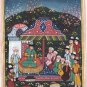 Persian Miniature Shah Painting Handmade Illuminated Islamic Manuscript Folk Art