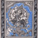 Pattachitra Miniature Durga Goddess Art Handmade Indian Odisha Tribal Painting