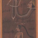 Tantra Tantrik Painting Handmade Asian Indian Religion Tantric Yantra Folk Art