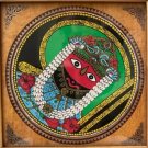 Jagannath Pattachitra Cane Frame Art Handmade Indian Odisha Tribal Folk Painting