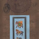 Elephant Horse Camel Art Handmade Indian Animal Miniature Nature Decor Painting
