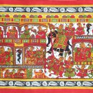 Phad Scroll Painting Handmade Rajasthan Indian Miniature Folk Decor Ethnic Art