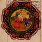 Persian Miniature Islamic Art Handmade Illuminated Manuscript Iran Folk Painting