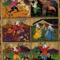 Persian Ottoman Turkish Style Painting Handmade Miniature Islamic Text Paper Art