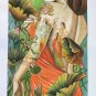 Radha Krishna Divine Painting Indian Hindu Deity Handmade Oil Canvas Decor Art