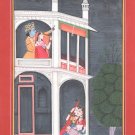 Pahari School Art Handmade Indian Miniature Krishna Radha Kangra Hindu Painting
