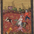 Persian Illuminated Manuscript Miniature Art Handmade Muslim Islamic Painting