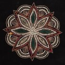 Kolam Embroidery Artwork Handmade Indian Irula Tribe Decor Purse Handicraft