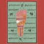 Vishnu Pada Footprint Tantrik Painting Handmade India Hindu God Foot Tantric Art