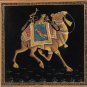 Indian Animal Camel Painting Handmade Rajasthani Bird Miniature Decor Folk Art
