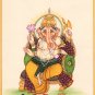 Ganesha Art Handmade Indian Hindu Ethnic Religion Miniature Ganesh God Painting