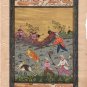 Persian Indo Miniature Painting Handmade Ottoman Turkish Style Islamic Folk Art