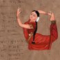 Bharatanatyam Indian Classical Dance Miniature Painting Tamil Nadu Ethnic Art