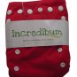 incredibum One Size Bamboo Cloth Diaper - Firecracker