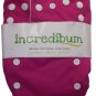 incredibum One Size Bamboo Cloth Diaper - Flutter