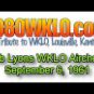 WKLO  Bob Lyons  9/6/61  digital download
