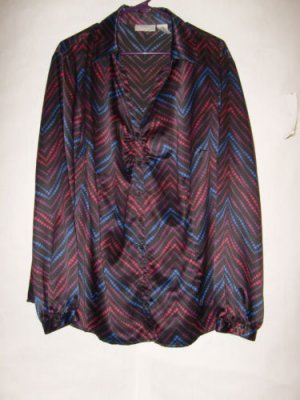 Worthington Button Down Top size 3X long sleeve