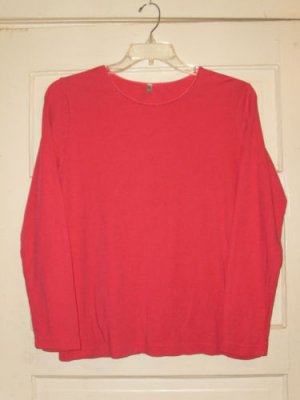 Women's White Stag Knit Top Size 16/18