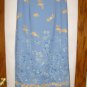 Women's Sag Harbor Skirt Size 12 Blue with flowers