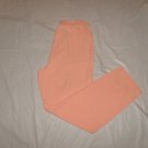WOMENS MY KINDA GAL PANTS SIZE 12 PEACH