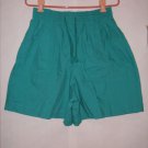 Simply Basic Aqua Blue Cotton Shorts size XL