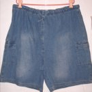 Premier International Blue Denim Jean Shorts size 3X
