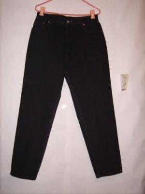 Levi's 550 Black missing levi's on red tag Jeans sz 14