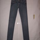 Rue 21 Distressed Denim Blue Jeans size 3/4 Long