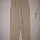Sunbelt Beige Stretch Waist Dress Pants Size L