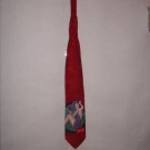 Men's Coca Cola Authentic Red 100% Silk Tie EUC