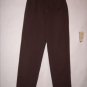 Riders Casuals Brown Flat Front Pants Size 8M