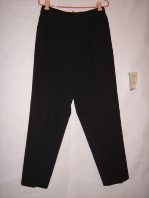 Liz Baker Essentials Black dress Pants size 14 pleated