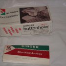Vintage Singer Buttonholer machine w/ acc orig box EUC