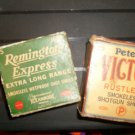 Vintage Remington Express & Peters Victor Boxes Shotgun