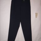 Liz Bakers Essentials Blue Pleated Pants size 14 belt