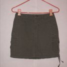 Mossimo Army Green Cargo Skirt size 1 Juniors Mini