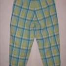Mountain Lake Petites Plaid Pant Capris Size 4P