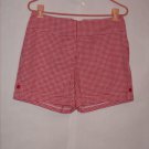 CATO Country red/white Checkered Dress Shorts size 8
