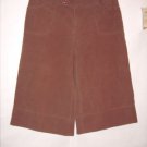 Duck Head Brown Wide Leg Pant Capris size 11 Juniors