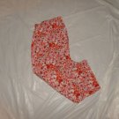 Announcements Maternity Floral Print Pant Capris size M