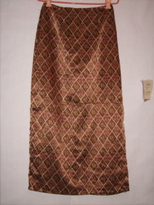 A. Byer California Long Geo Pattern Skirt Size 11 Juno