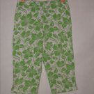 Girl's Christie Brooks Floral Print Capris Size 12
