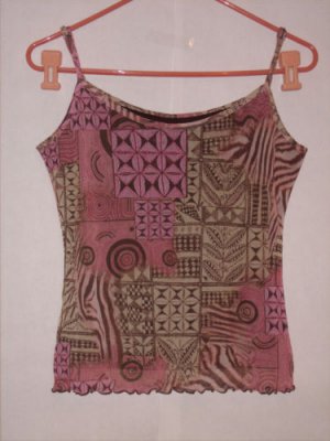 Bentley A. Spaghetti Strap Blouse Top Size M