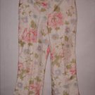 Girl's K.C. Parker Floral Print Pant Capris Size 16